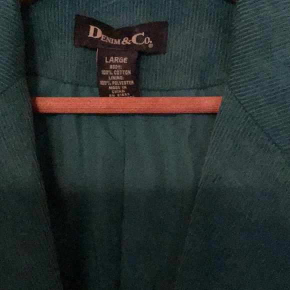 Denim & Company Corduroy Blazer - Picture 2 of 2